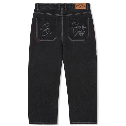 Cash Only Halftime Denim Jeans Distressed Black