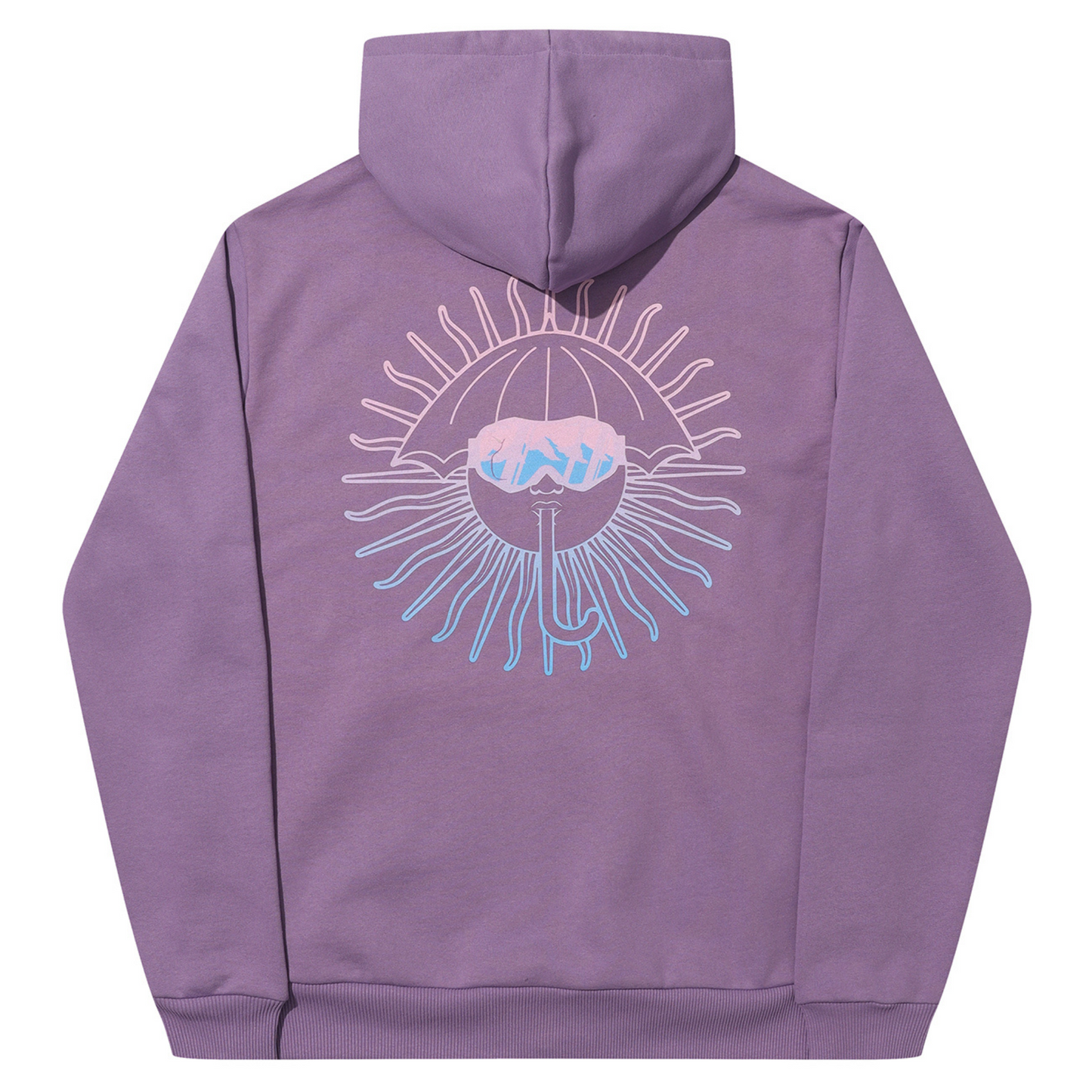 Helas Mask Hoodie Purple