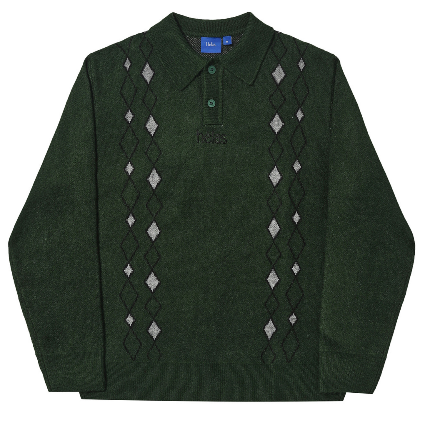 Helas Apres-Ski Polo Knit Green