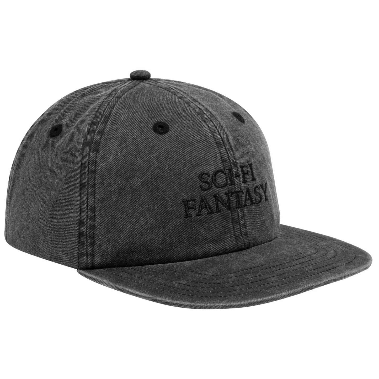 Sci-Fi Washed Logo Hat Black