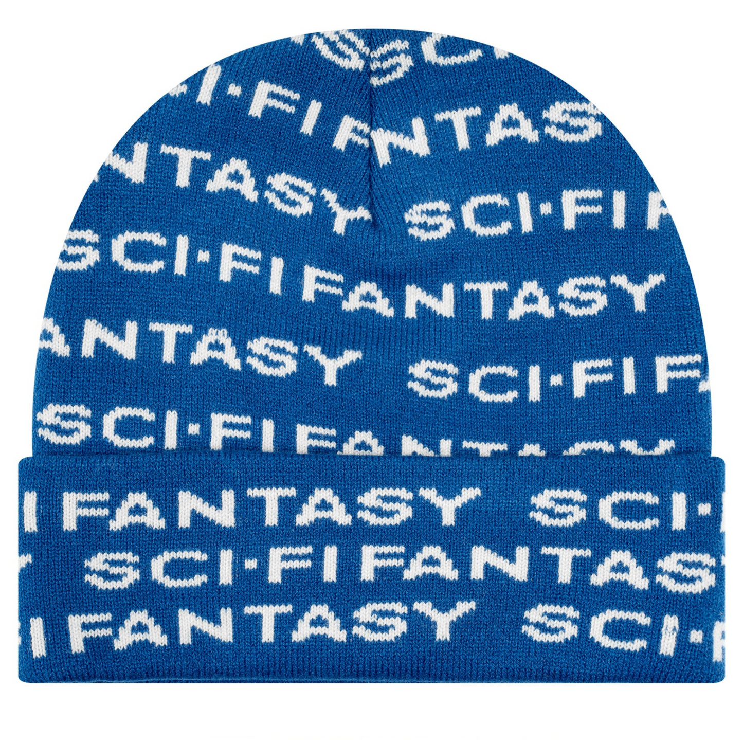 Sci-Fi Repeat Logo Beanie Blue