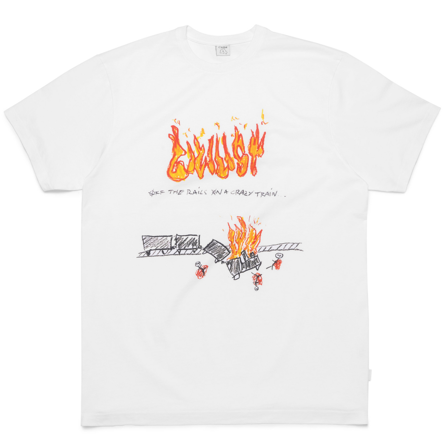 Civilist Train T-Shirt White