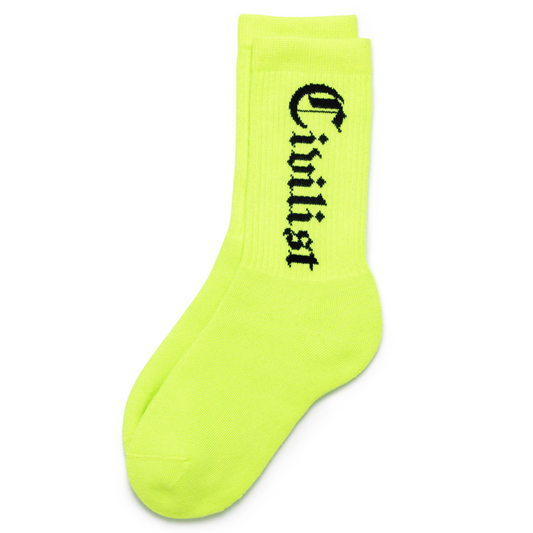 Civilist Omni Socks Neon Green