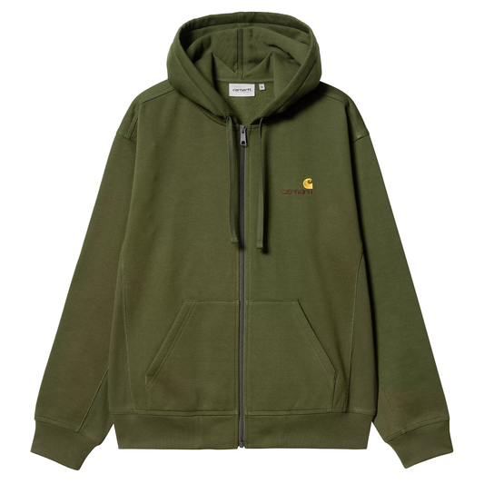 Carhartt WIP Hooded American Script Jacket Tarragon