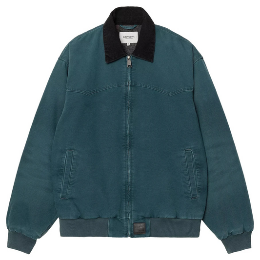 Carhartt WIP OG Santa Fe Jacket Deep Lagoon/Black Stone Canvas