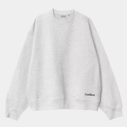 Carhartt WIP Label Script Sweater Ash Heather