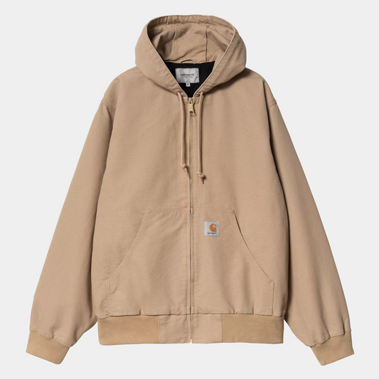 Carhartt WIP OG Active Jacket Dusty H Brown Rinsed