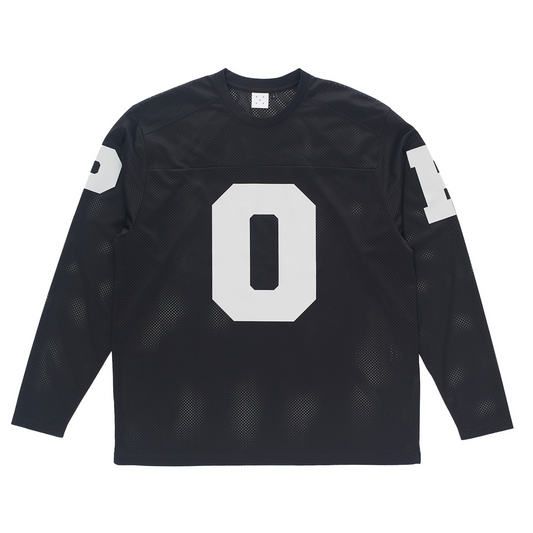 POP Mesh Football Longsleeve Shirt Black