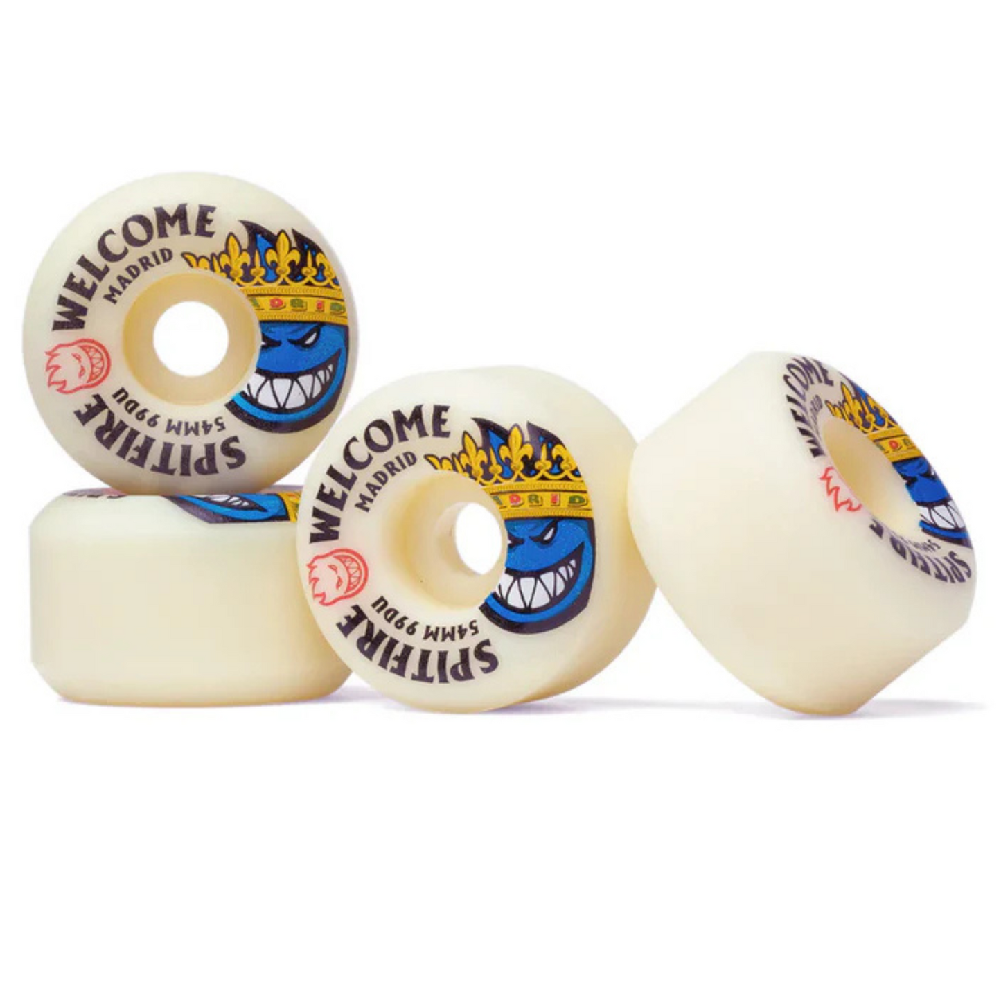 Spitfire x Welcome Skateshop Madrid Formula Four Conical Full 99d 54mm