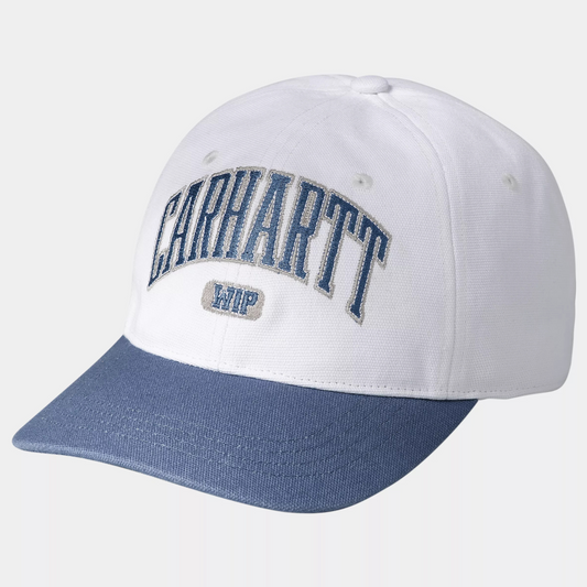 Carhartt WIP Lecture Cap White/Blue Iris