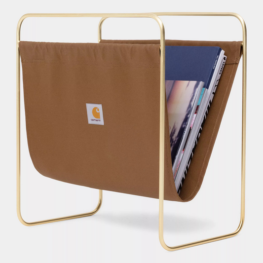 Carhartt WIP Canvas Magazine Stand Hamilton Brown