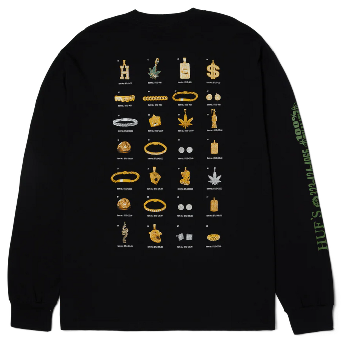 HUF Jewelry Longsleeve T-Shirt Black