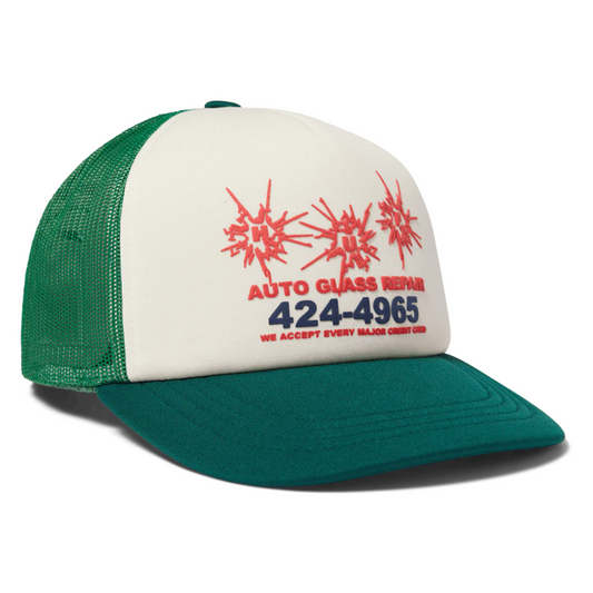 HUF Auto Glass Trucker Hat Green