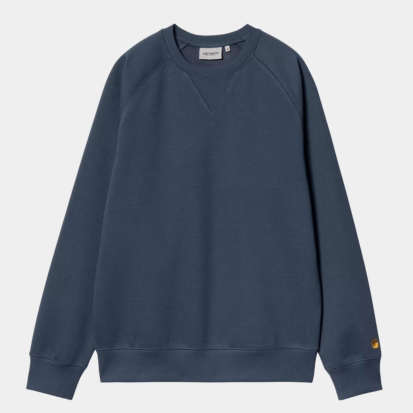 Carhartt WIP Chase Sweater Dusky Blue/Gold