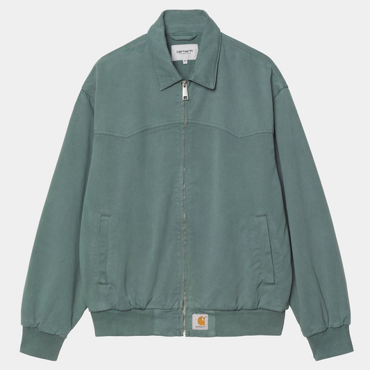 Carhartt WIP OG Santa Fe Jacket Silver Pine Garment Dyed