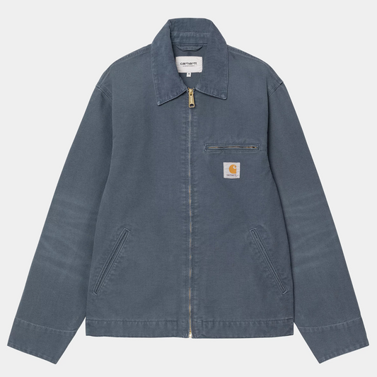 Carhartt WIP Detroit Jacket Dusky Blue/Dusky Blue/Stone Canvas