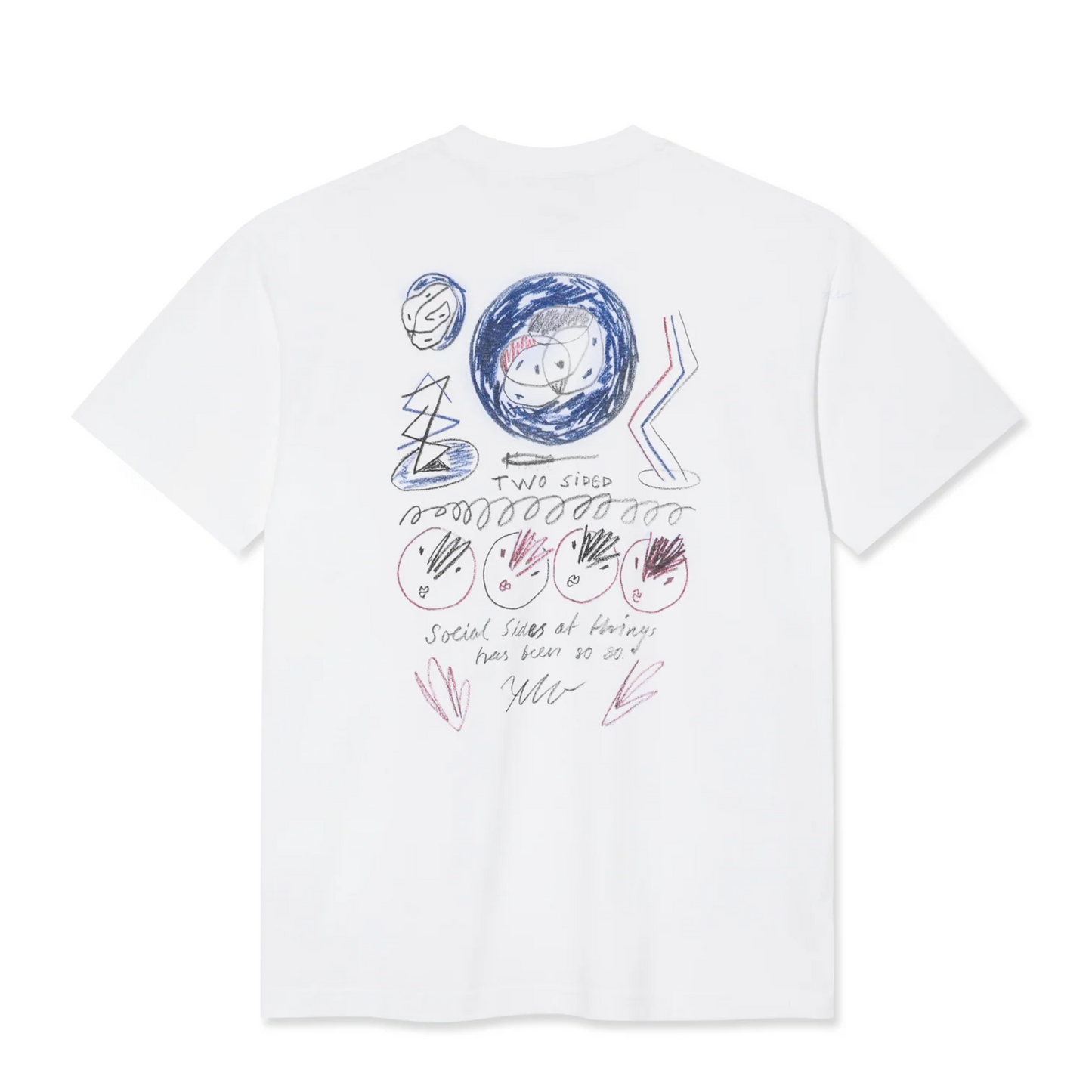 Polar Social Side T-Shirt White