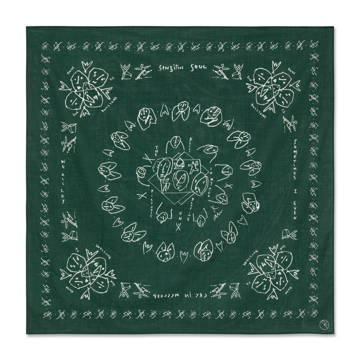 Polar Bandana Dark Green