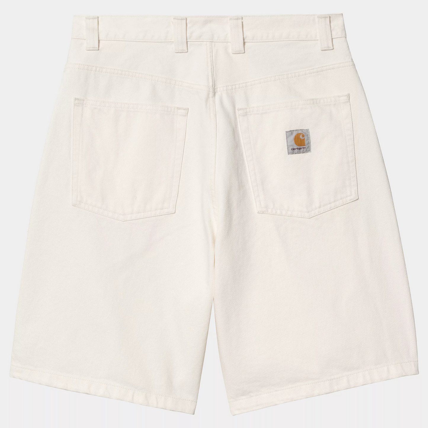 Carhartt WIP Brandon Short White Rinsed