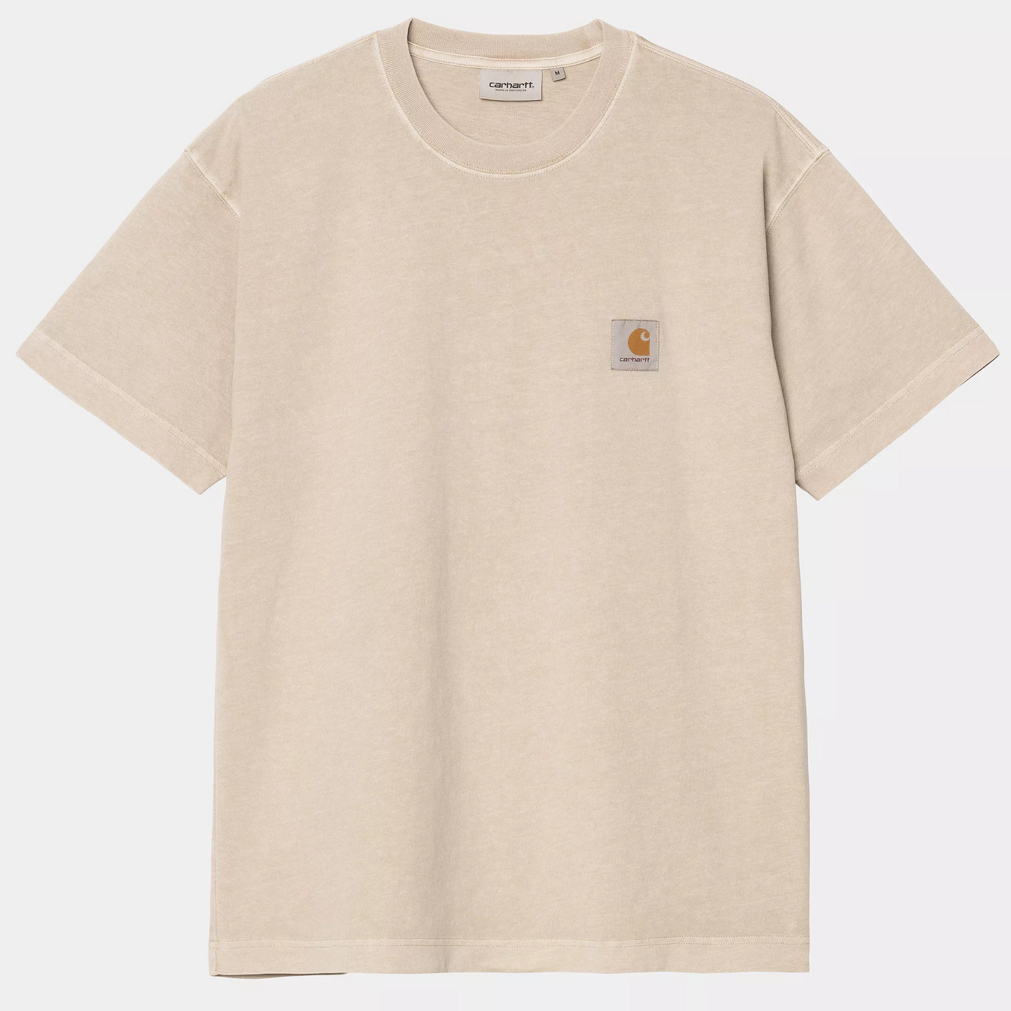 Carhartt WIP Nelson T-Shirt Fleur De Sel Garment Dyed