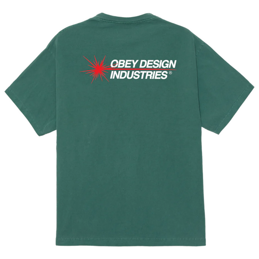 Obey Design Industries T-Shirt Pigment Rain Forest