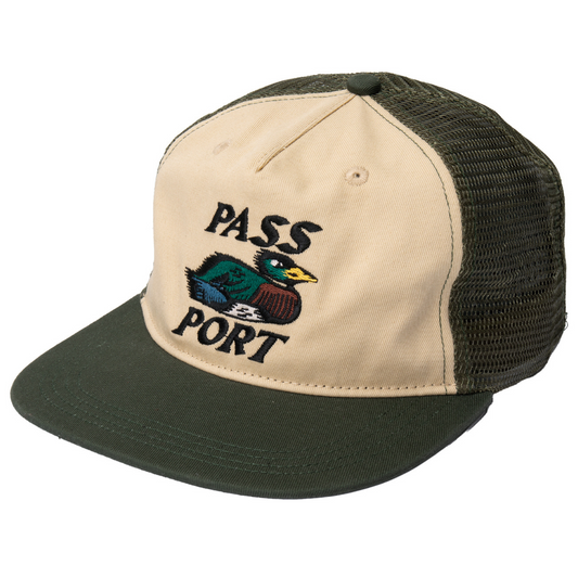 Pass Port Fast Duck Workers Trucker Cream/Elm