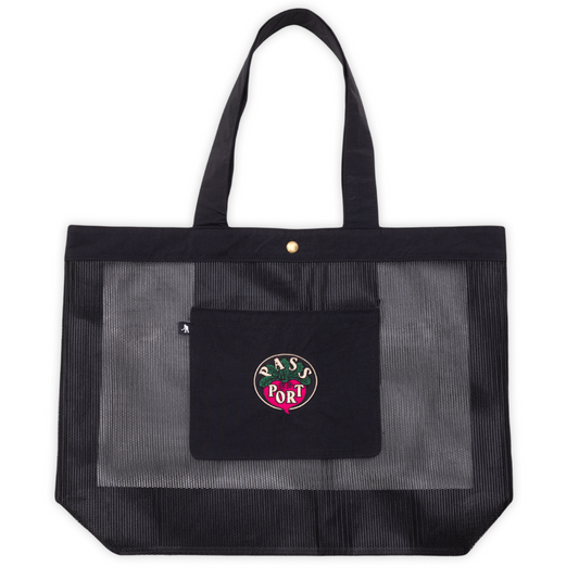 Pass Port Radish RPET Mesh Tote Bag Black