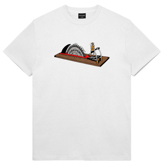 Pass Port Keep Running T-shirt White
