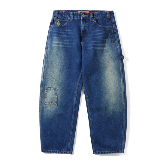 Butter Goods Weathergear Denim Jeans Repaired Indigo