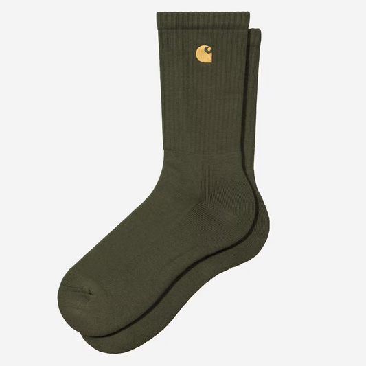 Carhartt WIP Chase Socks Olive/Gold