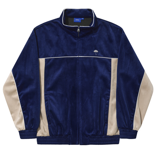 Helas Donny Tracksuit Jacket Navy/Beige