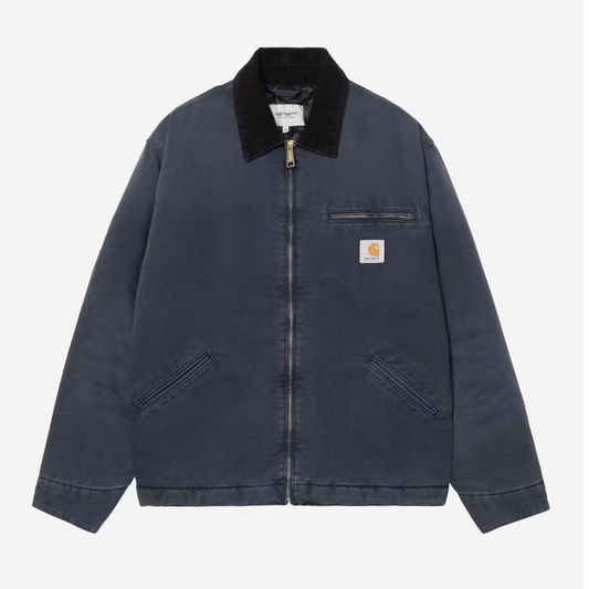 Carhartt WIP OG Detroit Jacket Dark Navy/Black Stone Canvas
