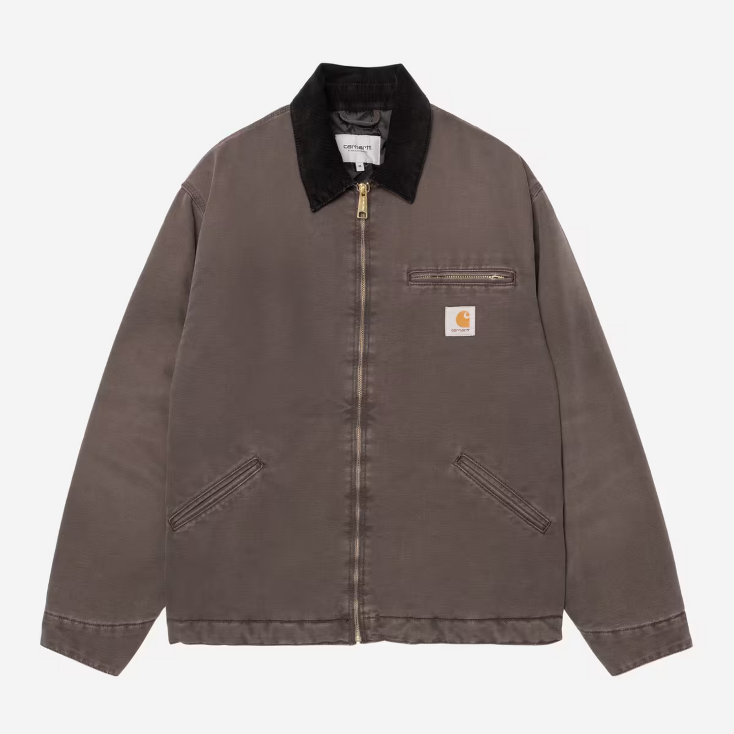 Carhartt WIP OG Detroit Jacket Tobacco/Black Stone Canvas