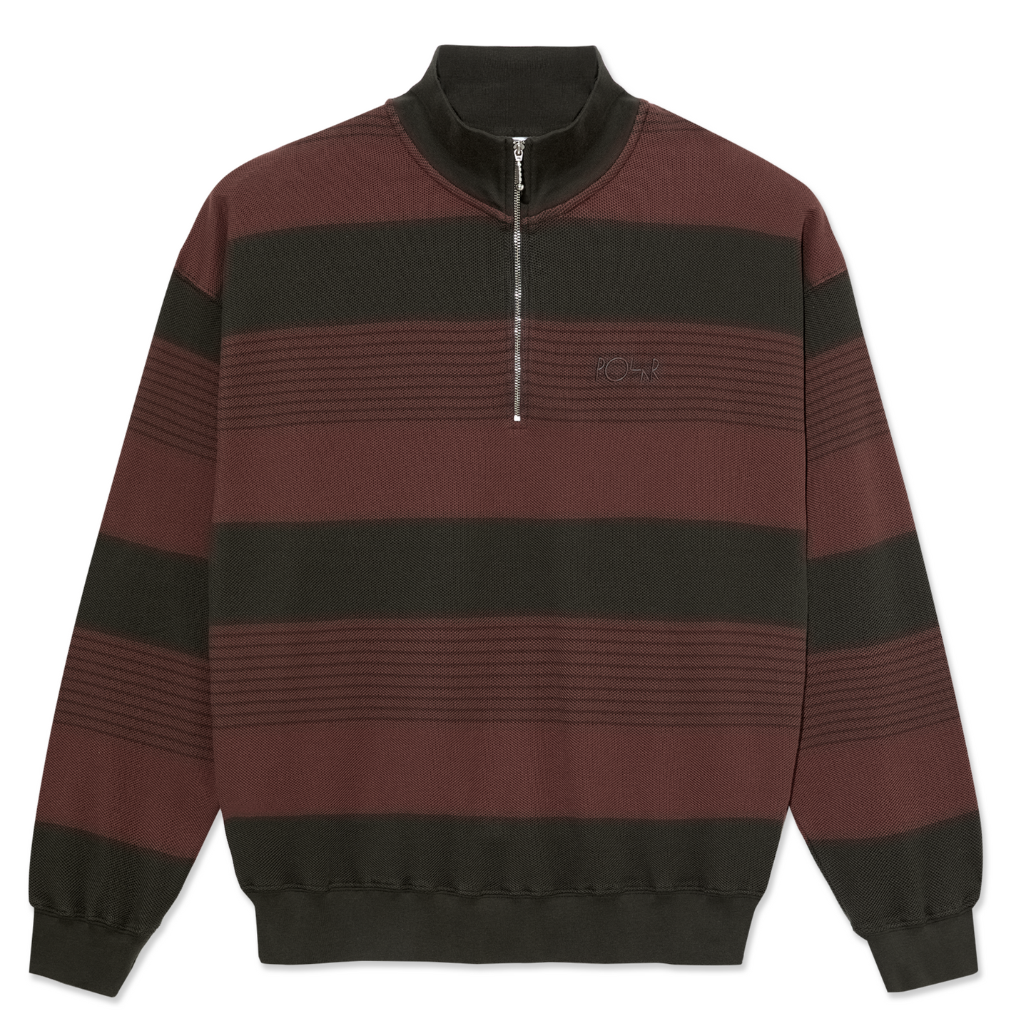 Polar Surf Half Zip Sweater Dirty Black/Brownstone
