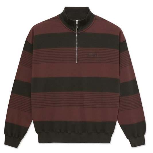 Polar Surf Half Zip Sweater Dirty Black/Brownstone