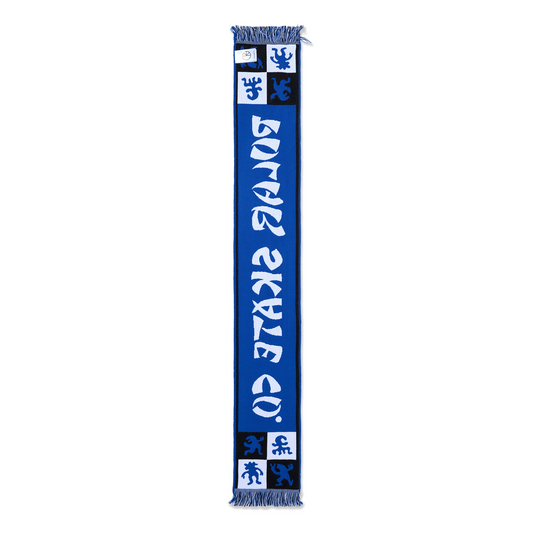 Polar Checkers Football Scarf Blue