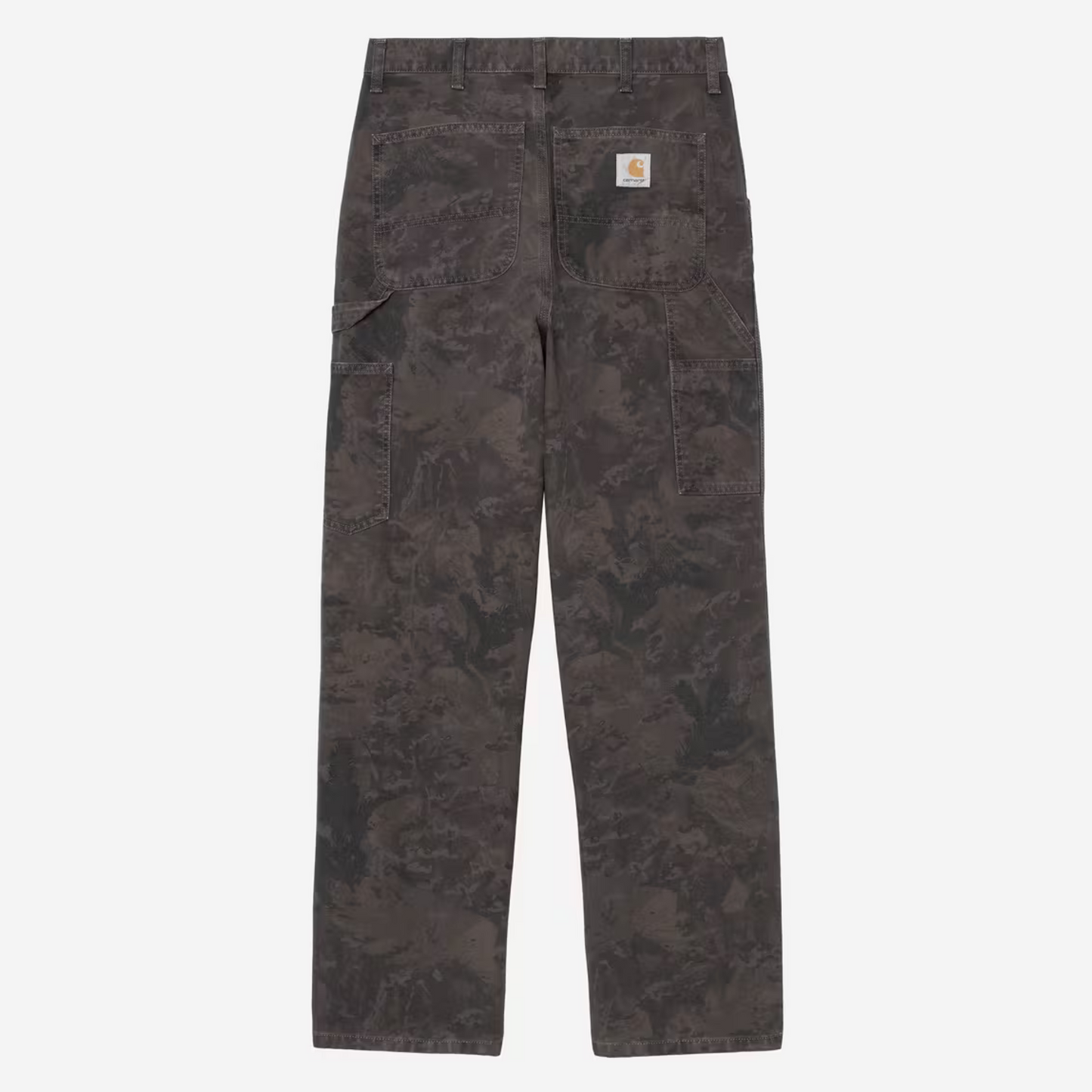 Carhartt WIP Single Knee Pant Camo Combi Green/Graphite Garment Dyed