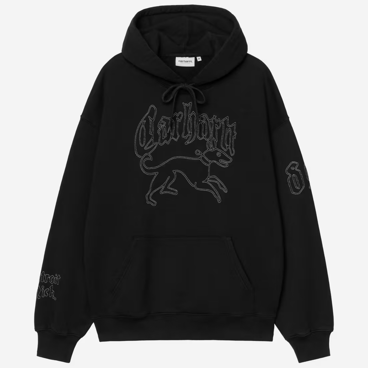 Carhartt WIP Hackwork Hooded Sweater Black/Wall