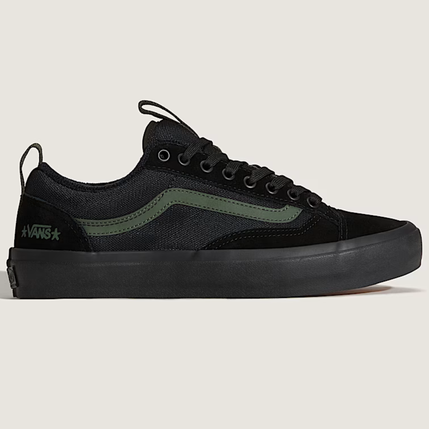 Vans Skate Old Skool 36 + Atiba Black/Dark Green