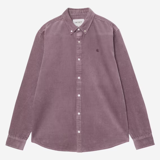 Carhartt WIP Longsleeve Madison Cord Shirt Phlox/Phlox