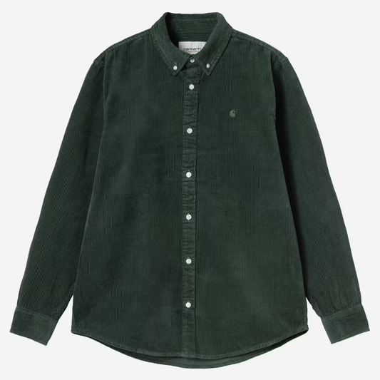 Carhartt WIP Madison Cord Longsleeve Shirt Sycamore Tree/Sycamore Tree
