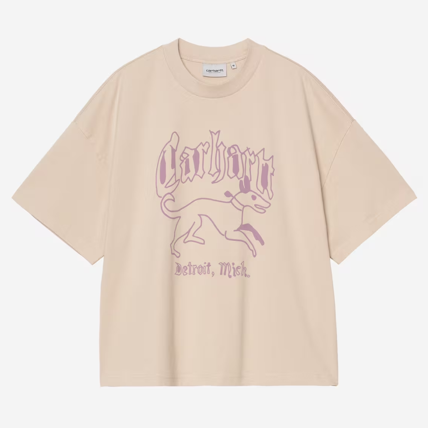 Carhartt WIP Hackwork T-Shirt Fleur De Sel Heavy Stone Wash