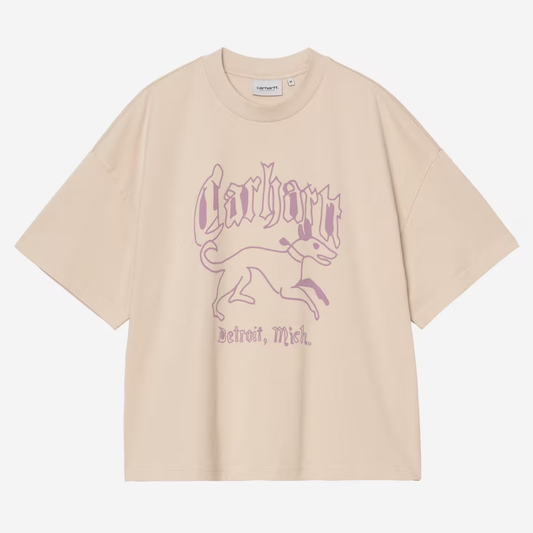 Carhartt WIP Hackwork T-Shirt Fleur De Sel Heavy Stone Wash