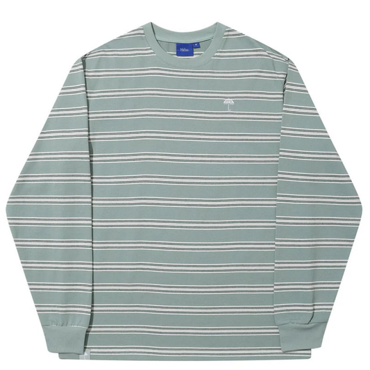 Helas Stries Longsleeve T-Shirt Teal Stripe