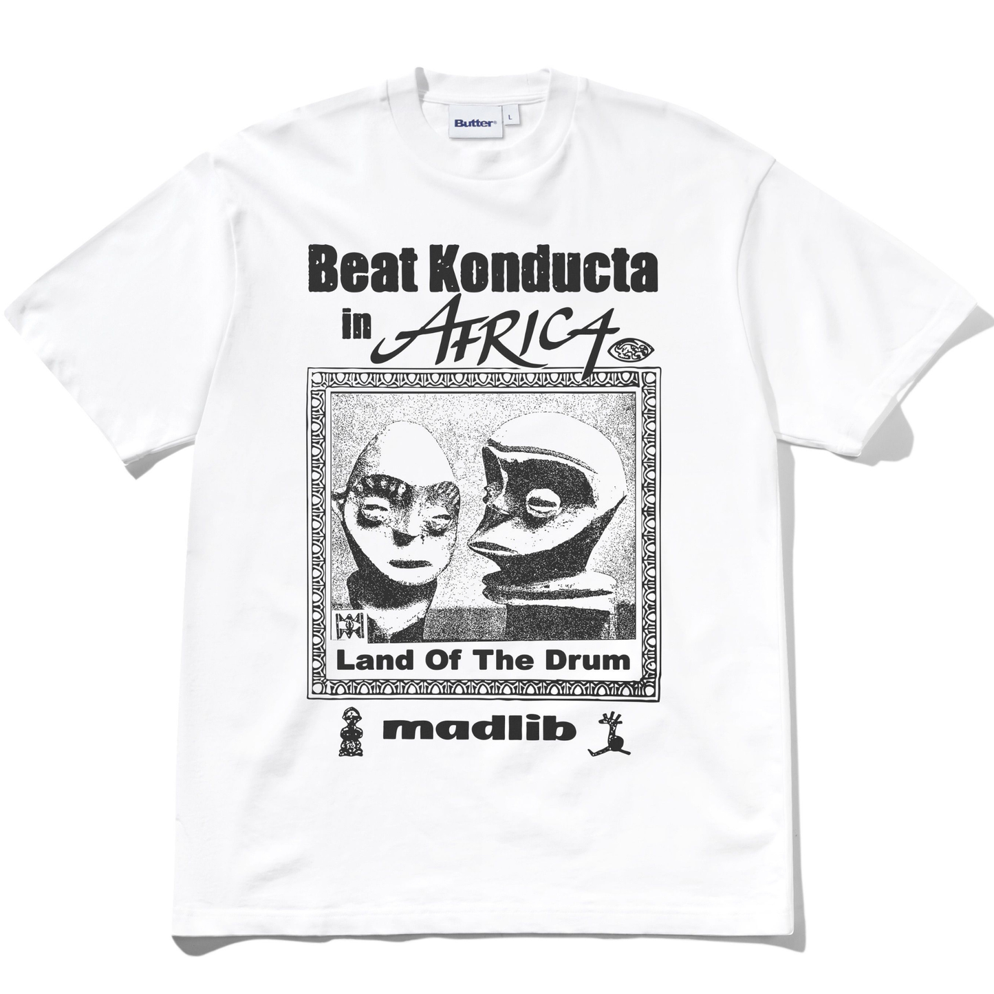 Butter Goods x Madlib Africa T-shirt White