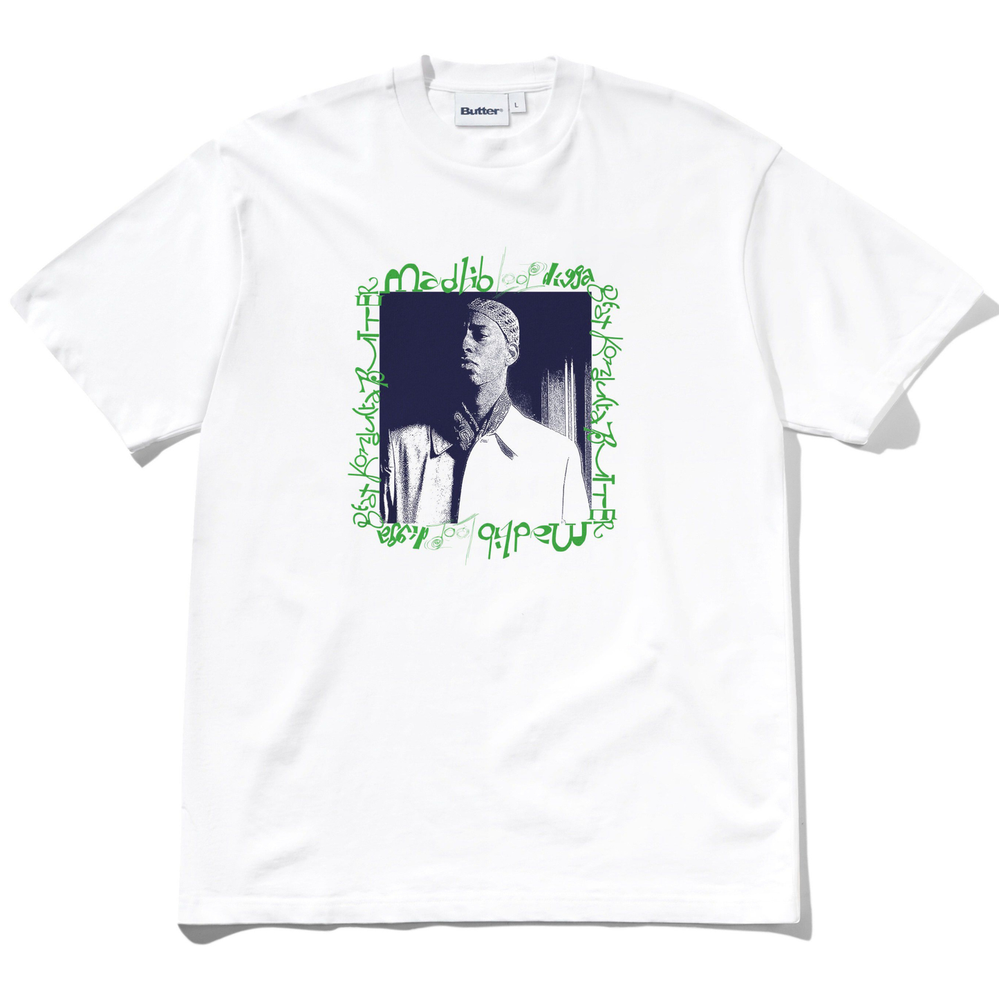 Butter Goods x Madlib Loop Digga T-shirt White