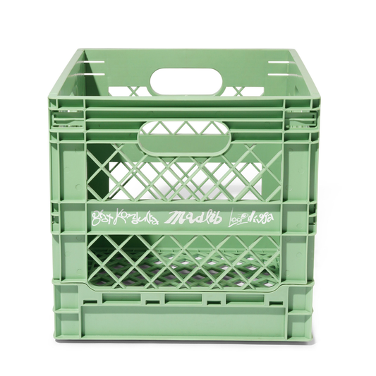 Butter Goods x Madlib Collapsable Record Crate Sage