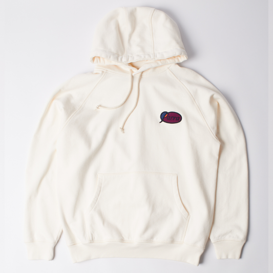 Parra Circled Script Logo Hooded Sweater Off White