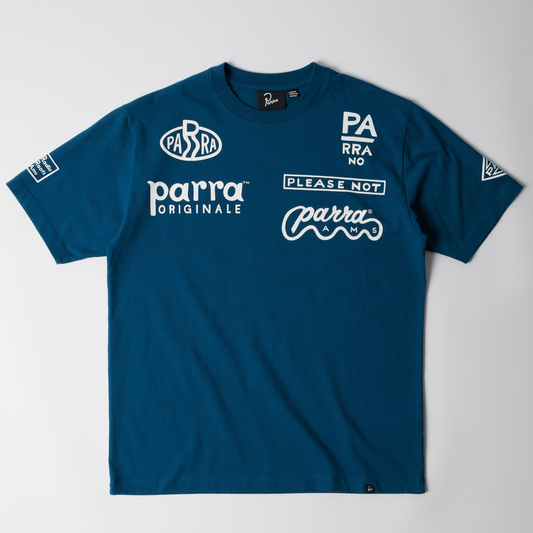 Parra Media Training T-Shirt Blue