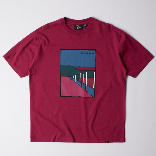 Parra Beach Parking T-Shirt Raspberry